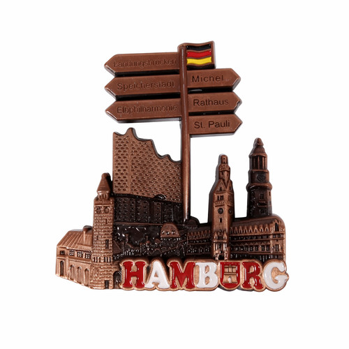 Magnet hamburg metall - magnet,