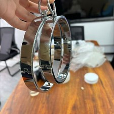 Bondage Neck Collar Halsband Halskragen Metall Choker Ring Halsfessel SM Sklave