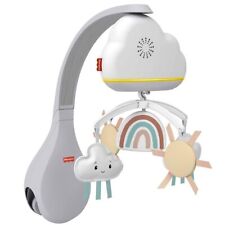 Mattel HBP40 - Fisher-Price - Babybett Regenbogen-Mobile und Spieluhr