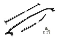 TA Technix Stahl-Domstreben Kit schwarz für Audi A3 Skoda Octavia VW Golf 4 Bora