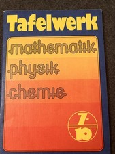 Tafelwerk DDR Mathematik