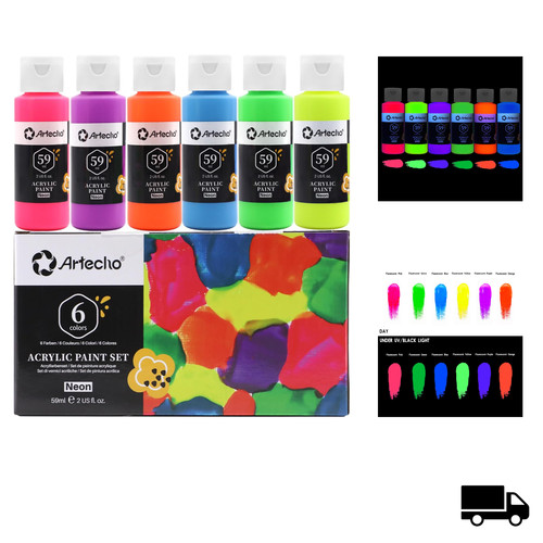 Neon farbe leuchten - farbe, uv