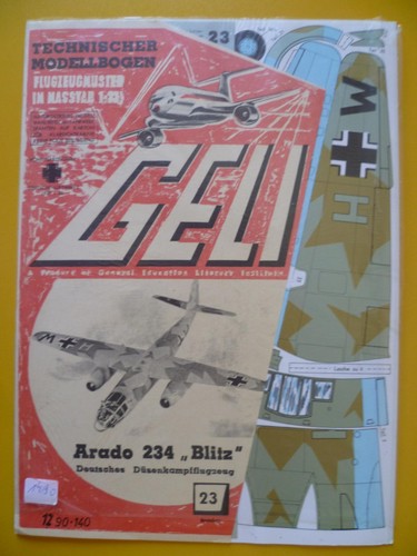 Modellbogen geli arado - modellbogen,