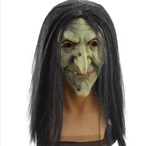 Halloween horrormaske full - horrormaske,
