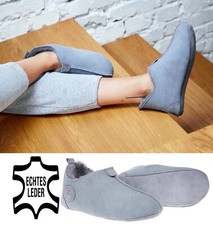 Damen pantoffeln echtes - damen, leder