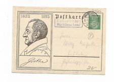 Heimat / DR / Marklissa Land / Eckersdorf Ra2 1932 auf 6 Pf.-Goethe-GSK