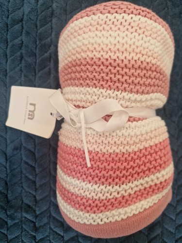 Mothercare rosa decke - rosa, streifen