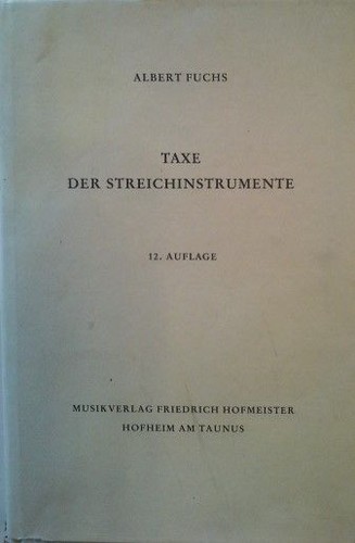 Taxe der streichinstrumente - der,