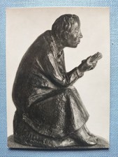 Ansichtskarte Postkarte AK Ernst Barlach Der Buchleser Bronze 1936 Schwerin