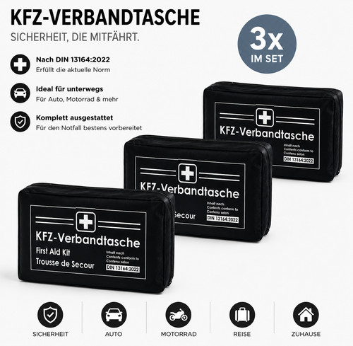 Verbandtasche schwarz din - verbandtasche,