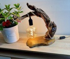 Tischlampe - Handgefertigte Tischlampe Aus Treibholz. 