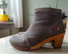 Art Company Stiefeletten Grau Gr. 40 Clogs Holzabsatz