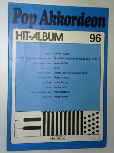 Pop akkordeon hit album - pop, 96