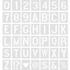 Buchstaben Zahlen Schablonen