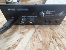 Funkgerät-Monacor PA-302 ELA-Verstärker  1 Mikrofon, 1 Aux-Eingang. 2