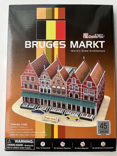 Puzzle brügge markt - puzzle,