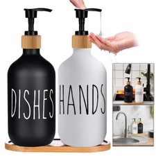 Pump Flasche Tablett Set