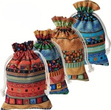 4er Set Baumwolle Leinen