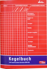 Kegelbuch A5 104 farbige