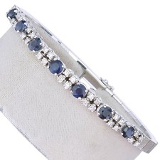 Bracelet Sapphires Diamonds