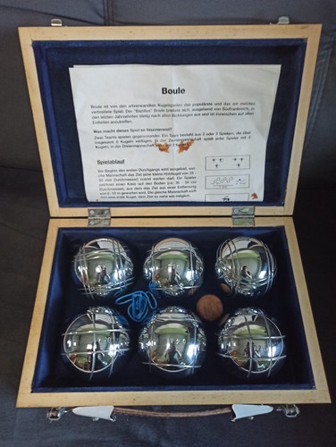 Boule set mit koffer kugeln - set,