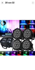 4Stück 80W Par Strahler RGB