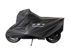 Abdeckplane Motorrad XL 500-1000 ccm Faltgarage schwarz wasserdicht