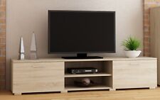TV-Kommode 150x35x40 cm Sonoma Eiche | 2 Türen | Modern | Laminat