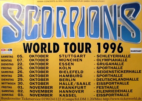 Scorpions 1996 plakat in - -,