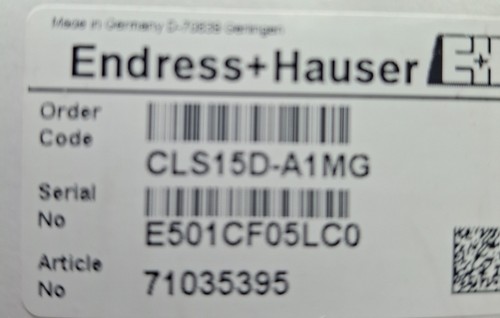 Endress hauser condumax - hauser,