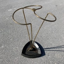 Schirmständer '2.Wahl' Midcentury Design vintage 50er 60er 70er Schwarz Messing