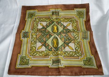 Kissenbezug Seidenmalerei "Inka", Handarbeit