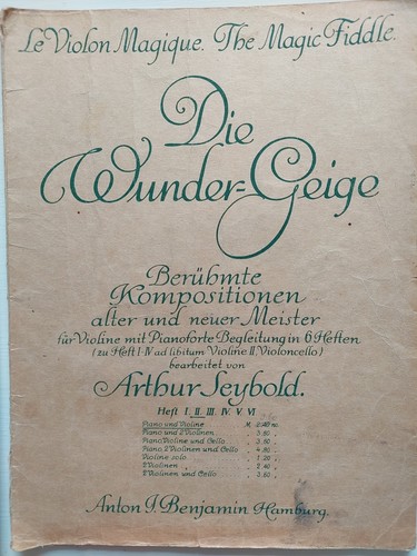 Alte noten violine klavier - alte,