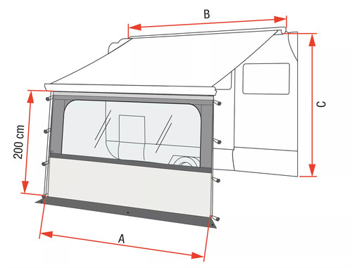 Fiamma blocker pro vorderwand - blocker,