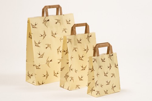 Papiertragetaschen schwalben - papiertragetaschen,