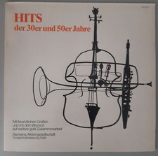 Various- "Hits Der 30er Und 50er Jahre"  (Polydor – 823 100-1)