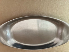 Alt WMF Bratenplatte Platte Wilhelm Wagenfeld Cromargan Servierplatte Vintage