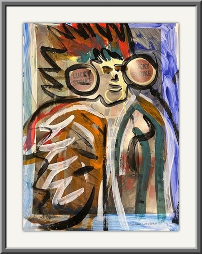Pop art portrait acryl - pop,
