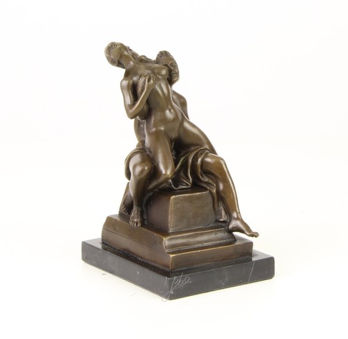 Erotische bronzefigur paar - bronzefigur,,