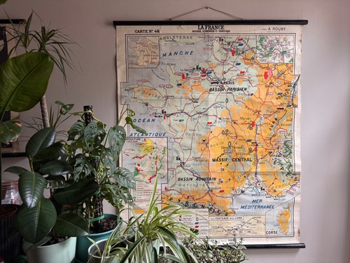 Vintage karte von - vintage,