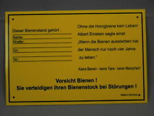 Warn- und Infoschild für