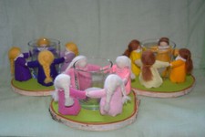 Püppchen Mädchenreigen, Teelicht, Figur, Deko  Jahreszeitentisch, Handarbeit