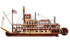 OcCre 14003 Mississippi Heckraddampfer 1:80 Holzbausatz Neu OVP