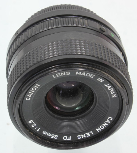 Canon lens 35mm 2 8 - fd,