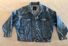 Pull&Bear Jeans Jacke Damen Denim blau Gr. M