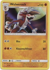 Pokémon Wolwerock Holo Rare Sonne&Mond Trainer Kit 30/30 EXC Deutsch