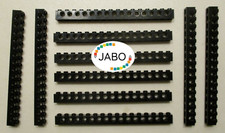  ( C2  / 2 ) 10x Lego 3703 Technik /Technic Lochbalken Lochsteine schwarz 1x16