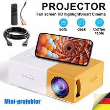 Mini Beamer Videoprojektor Projektor Full HD 1080P Projektor Heimkino Projektor