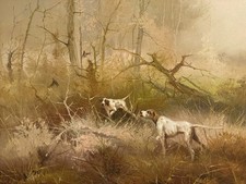 Ölgemälde Leinwand Jagdhunde