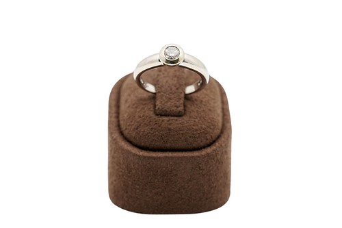 Ring karat weißgold - weißgold, 50